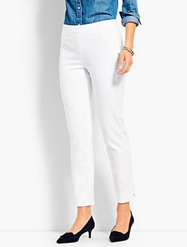 Talbots Chatham Ankle Pants in White