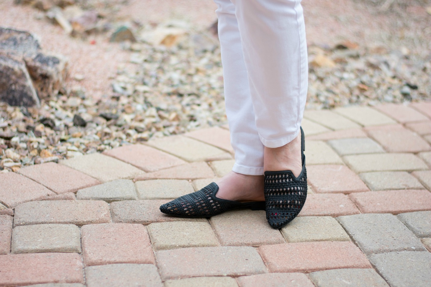 Woven Black Mules from Target