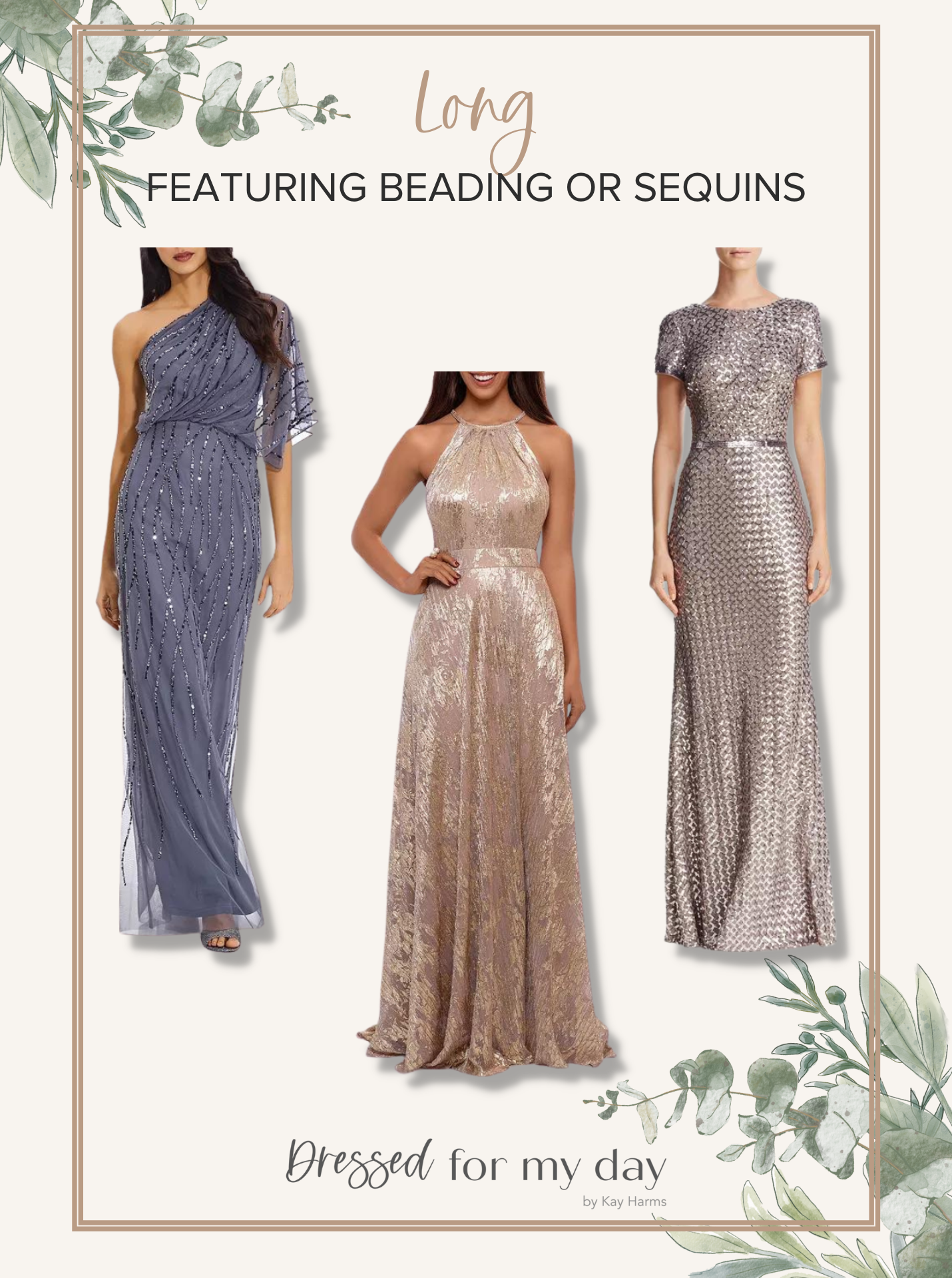 Mother of the Bride Dresses Featuring Beads and Sequins