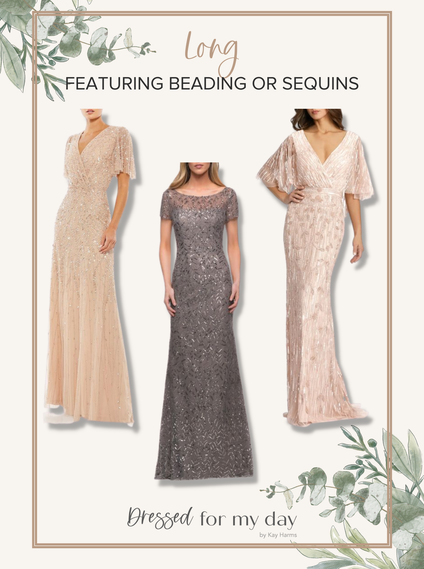 Beaded and Sequined Dresses