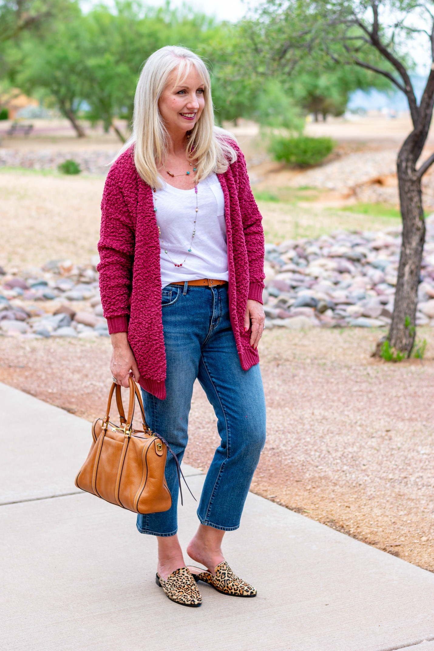 Fall Cardigan and Jeans
