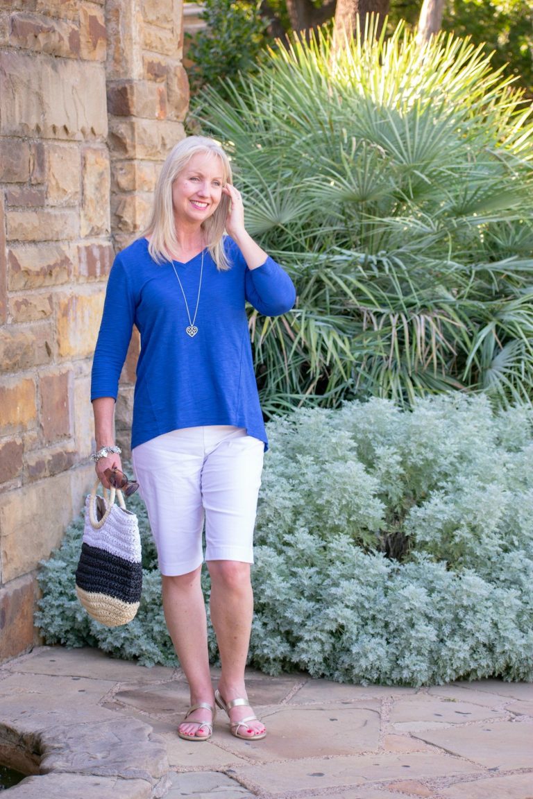 How to Style Bermuda Shorts - Dressed for My Day