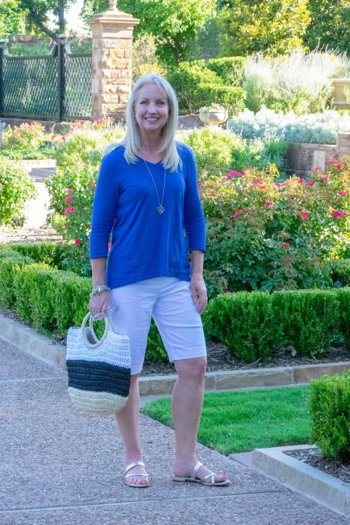 How to Style Bermuda Shorts - Dressed for My Day