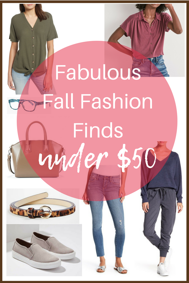 Fabulous Fall Fashion Finds under 50