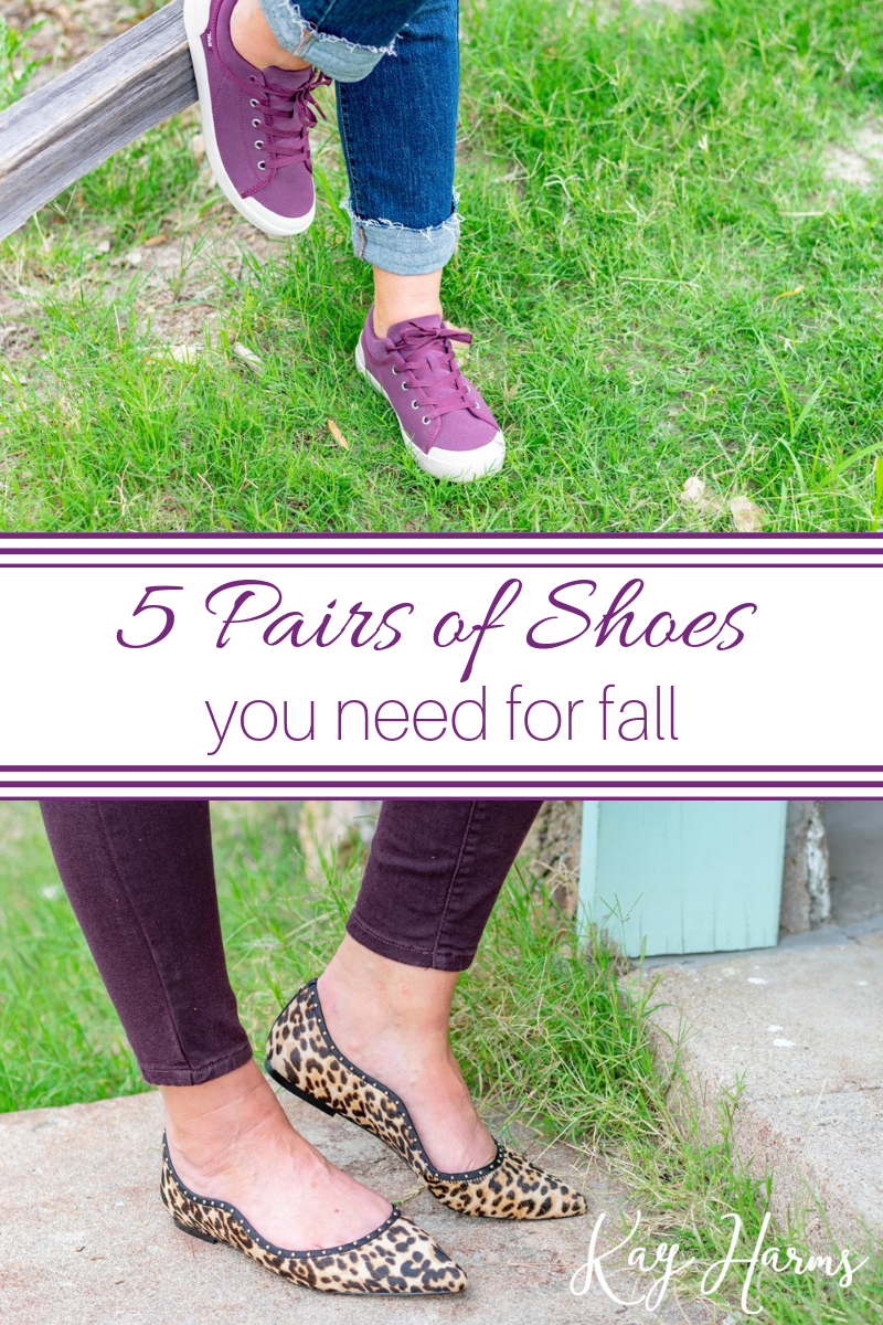 5 Pairs of Shoes You Need for Fall