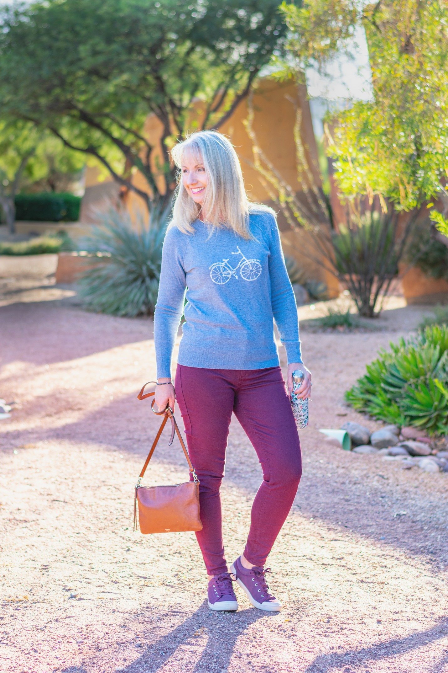 Fun Pullover + Merlot Jeans for a Casual Fall Look