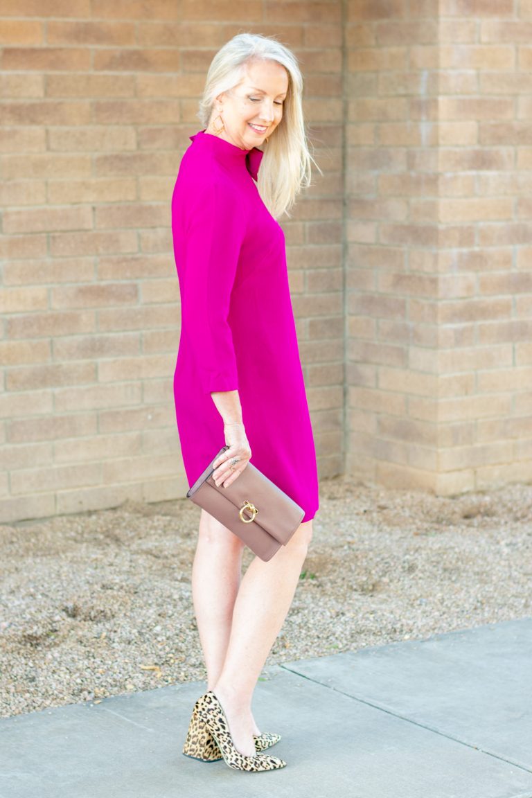 Crepe A-Line Dress + Leopard Print Heels from Trunk Club - Dressed for ...