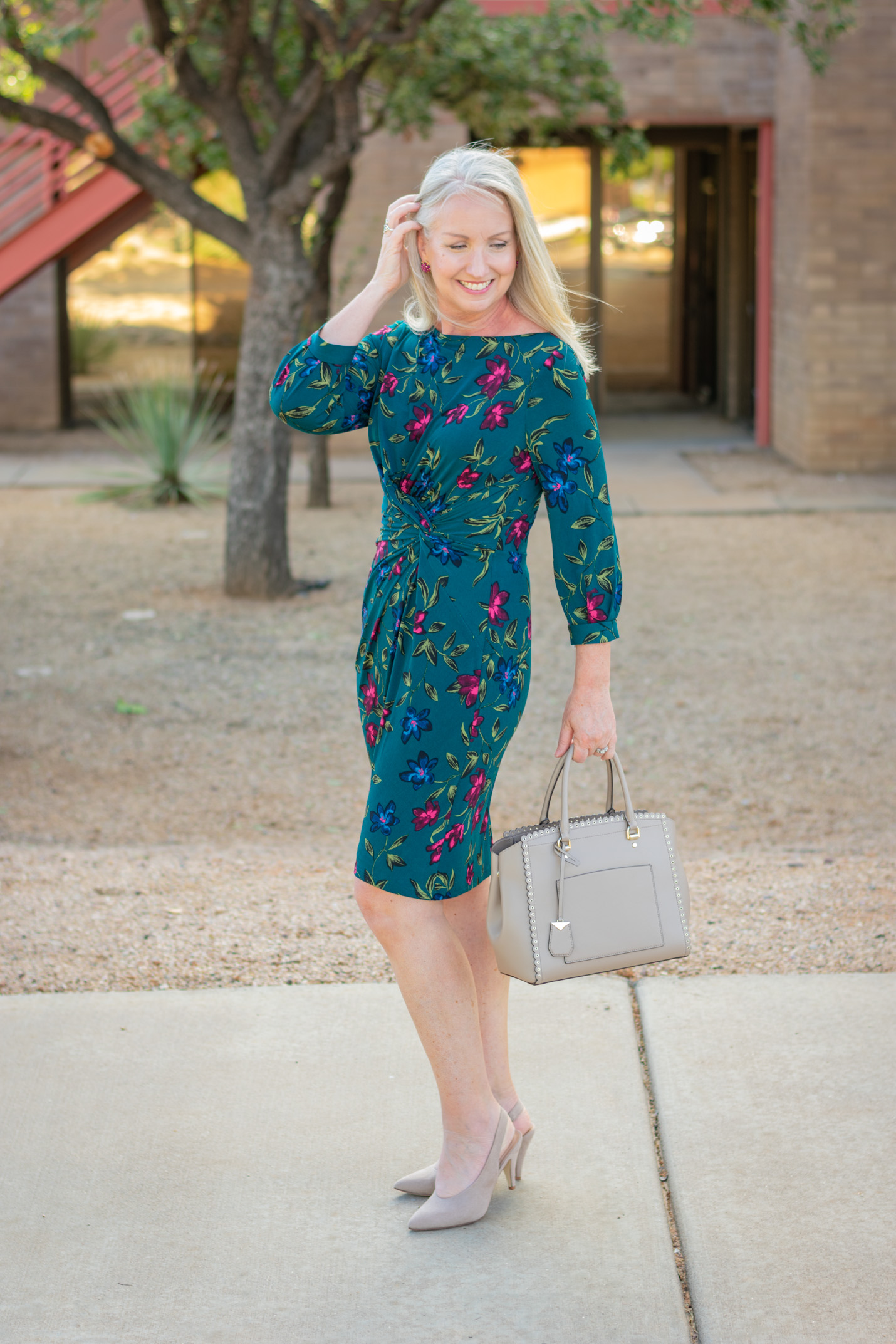 Fall Floral Dress for Any Occasion