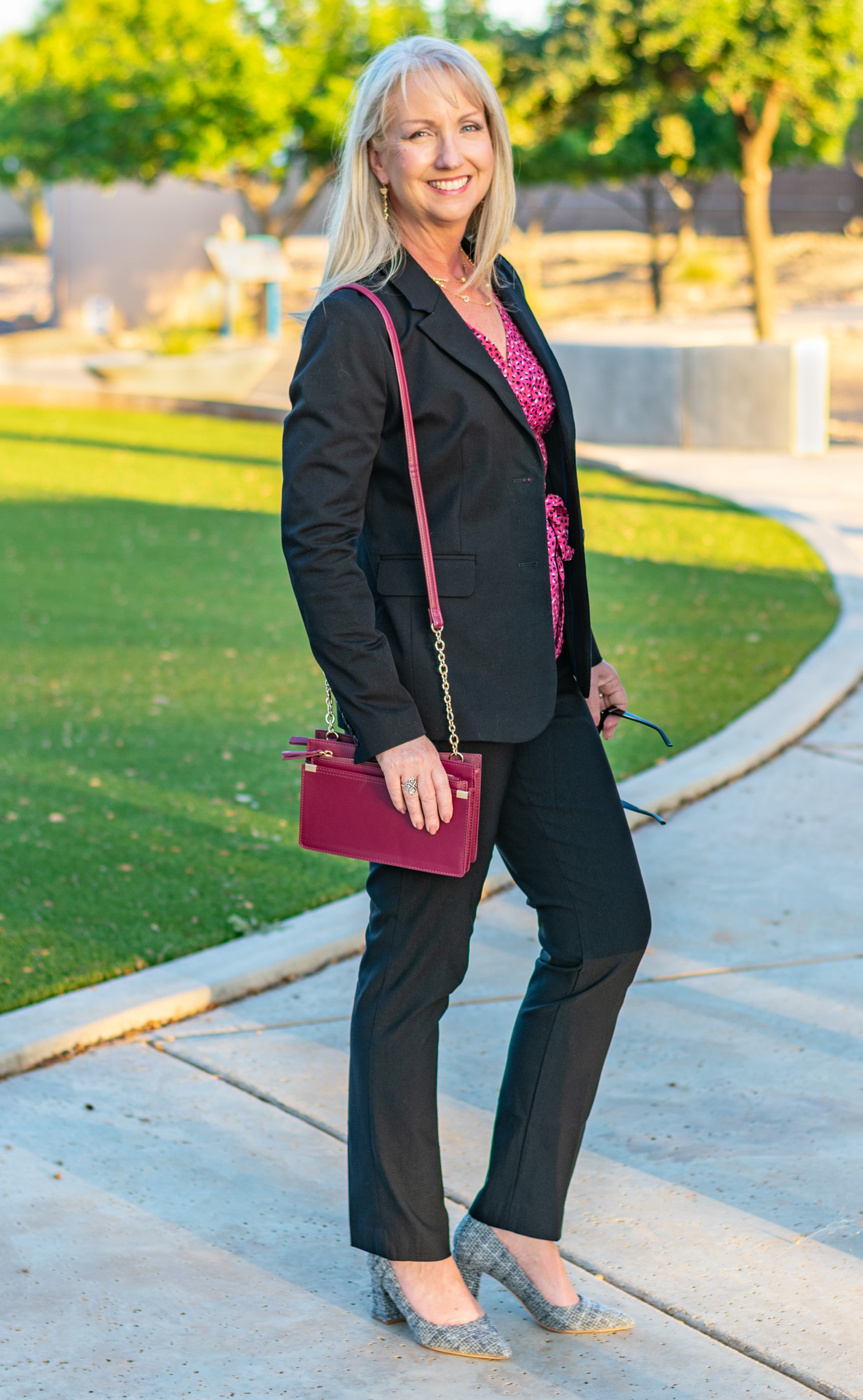 Pretty in Pink and Black for Fall