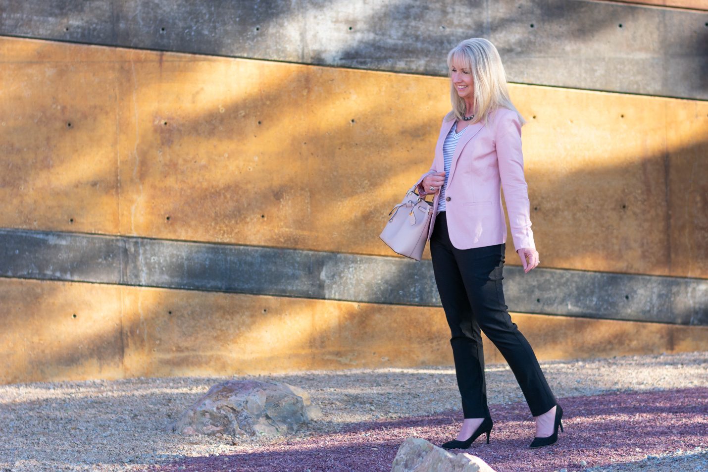 4 Ways to Style a Pink Linen Blazer
