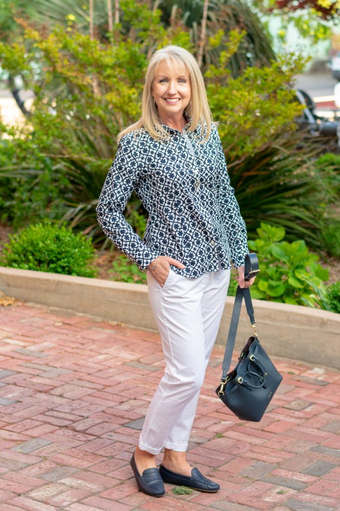 Classic Navy + White Spring Look