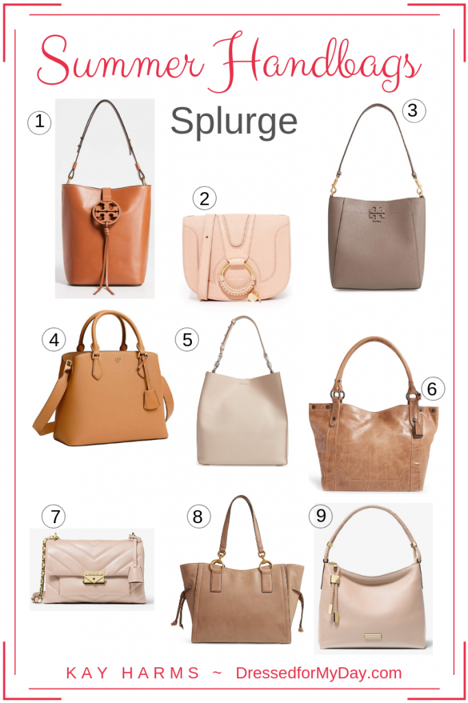 Summer Handbags - Save, Spend & Splurge - Dressed for My Day