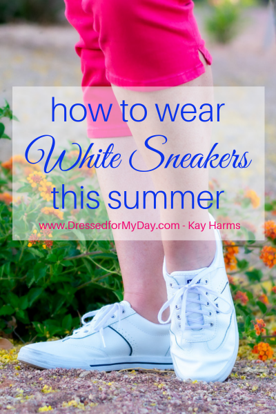 How to Wear White Sneakers this Summer - Dressed for My Day