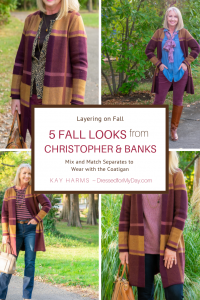Christopher and Banks Coatigans Layered for Fall - Dressed for My Day