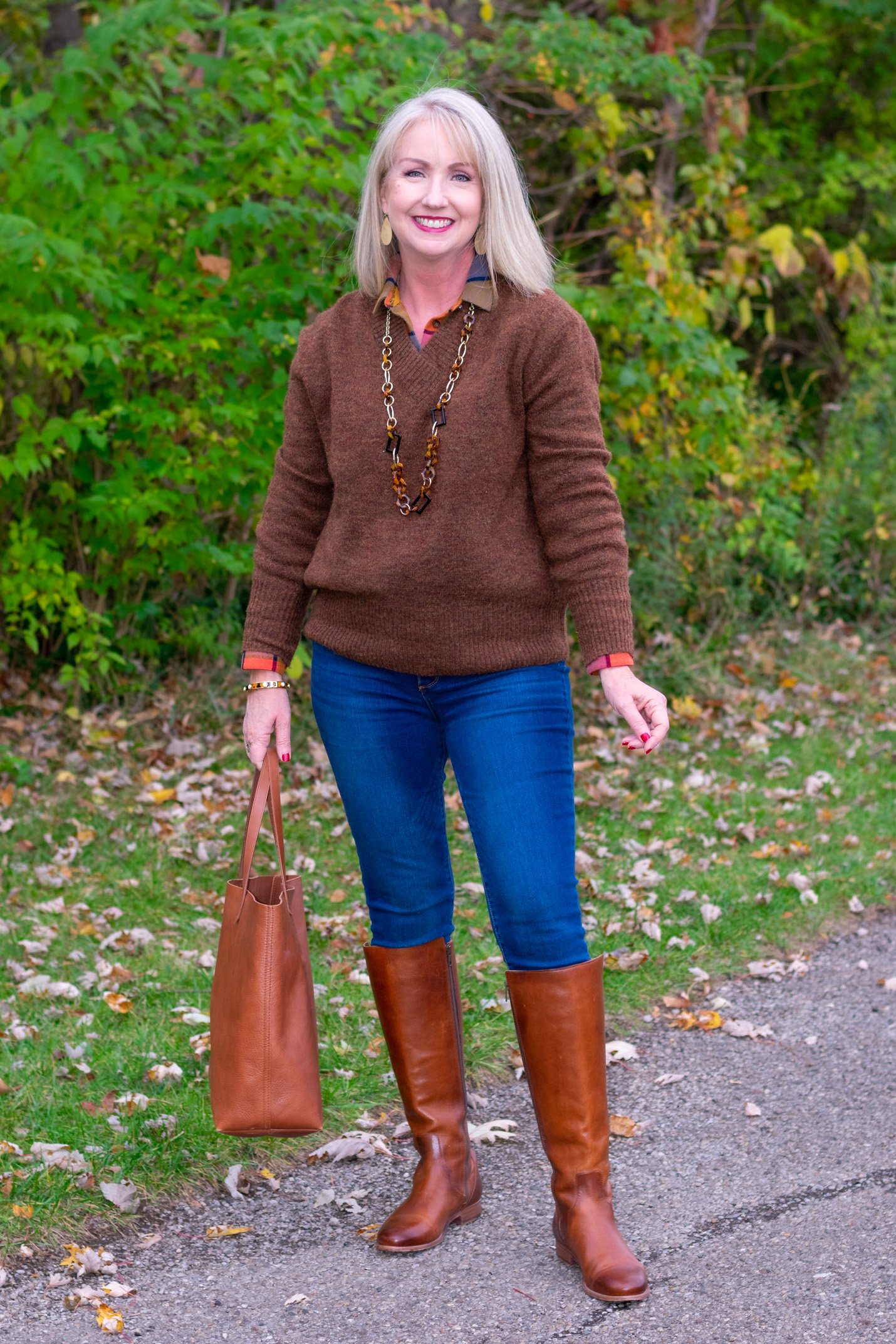 12 Ways to Style a Pullover Sweater - Dressed for My Day