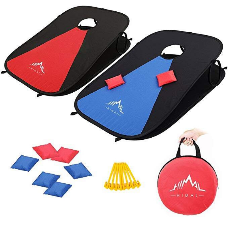Collapsible Portable Corn-Hole Game