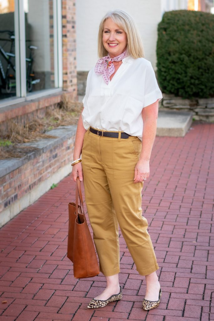 3 Ways to Style Crop Chinos - Dressed for My Day