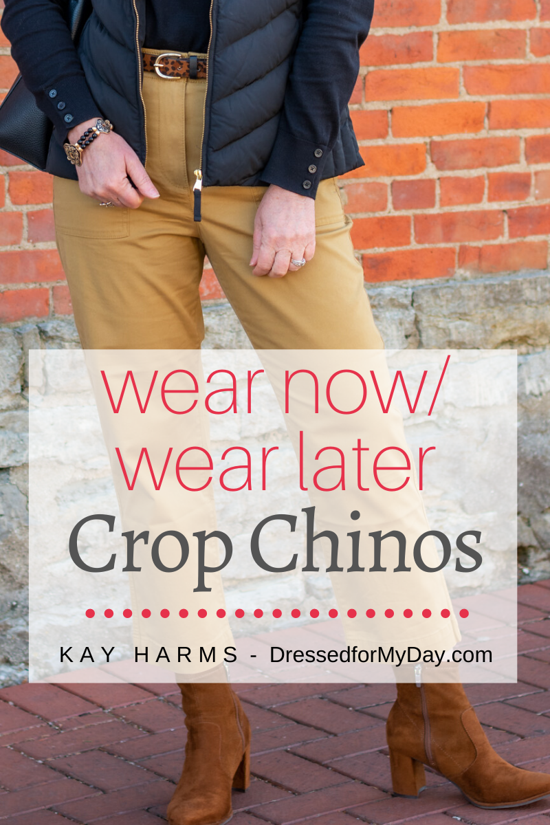 Wear Now Wear Later Crop Chinos