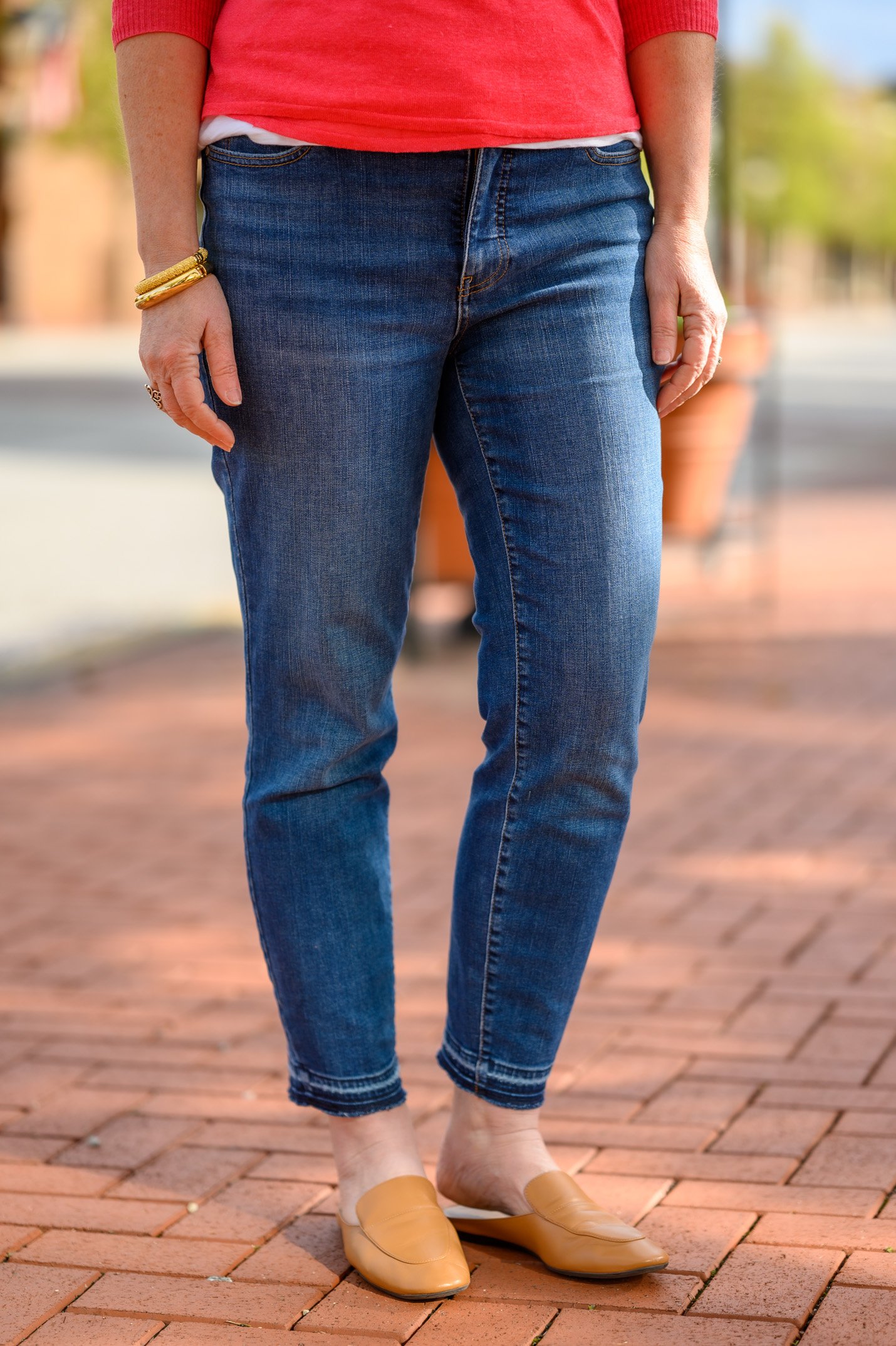 ankle jeans