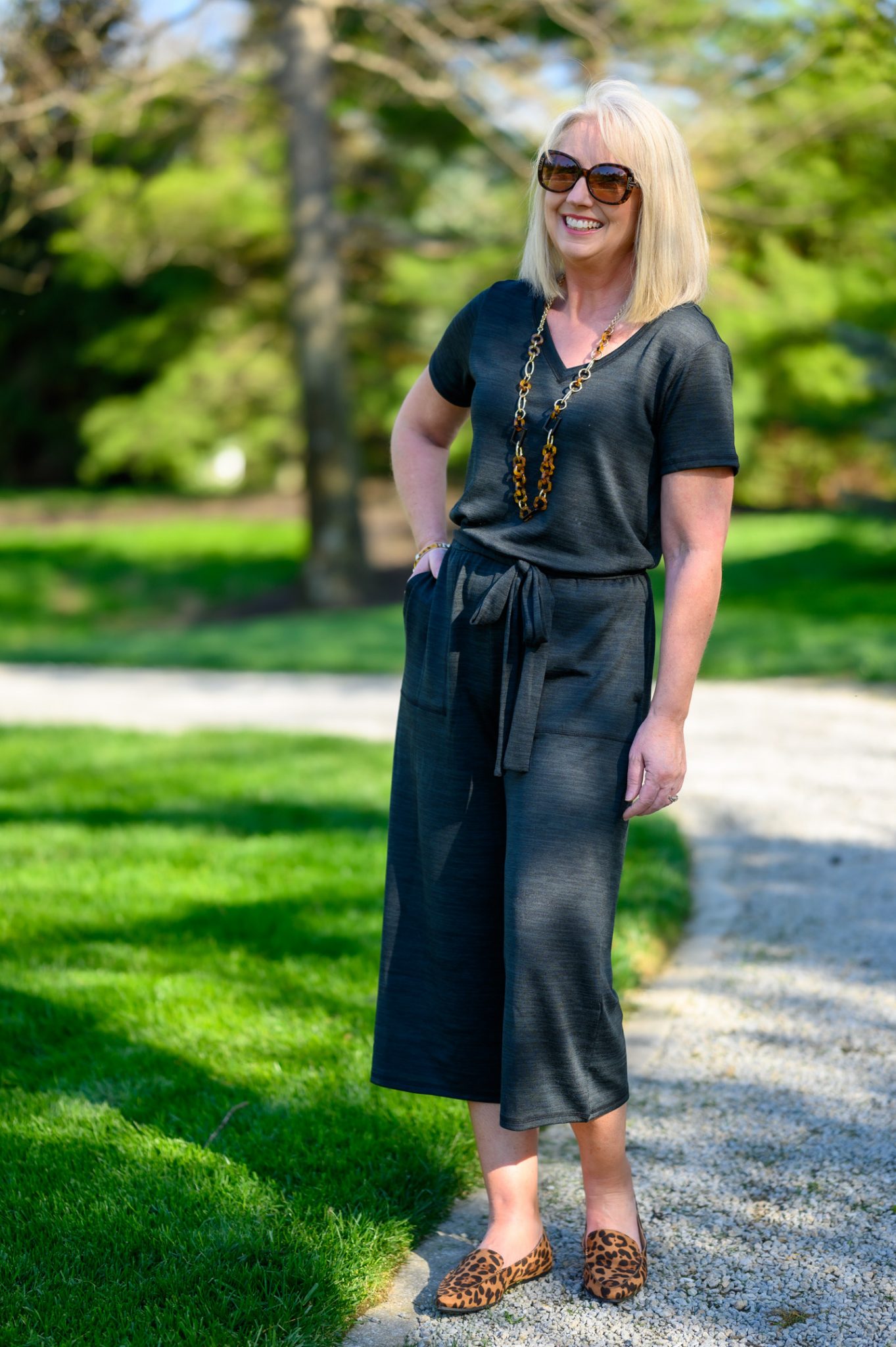 Two Ways to Wear a Black Jumpsuit - Dressed for My Day