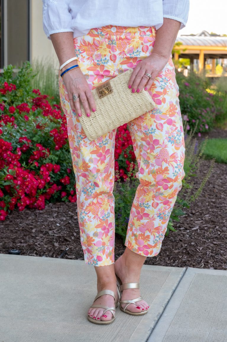 How to Style Floral Pants...so you look chic, not childish - Dressed ...