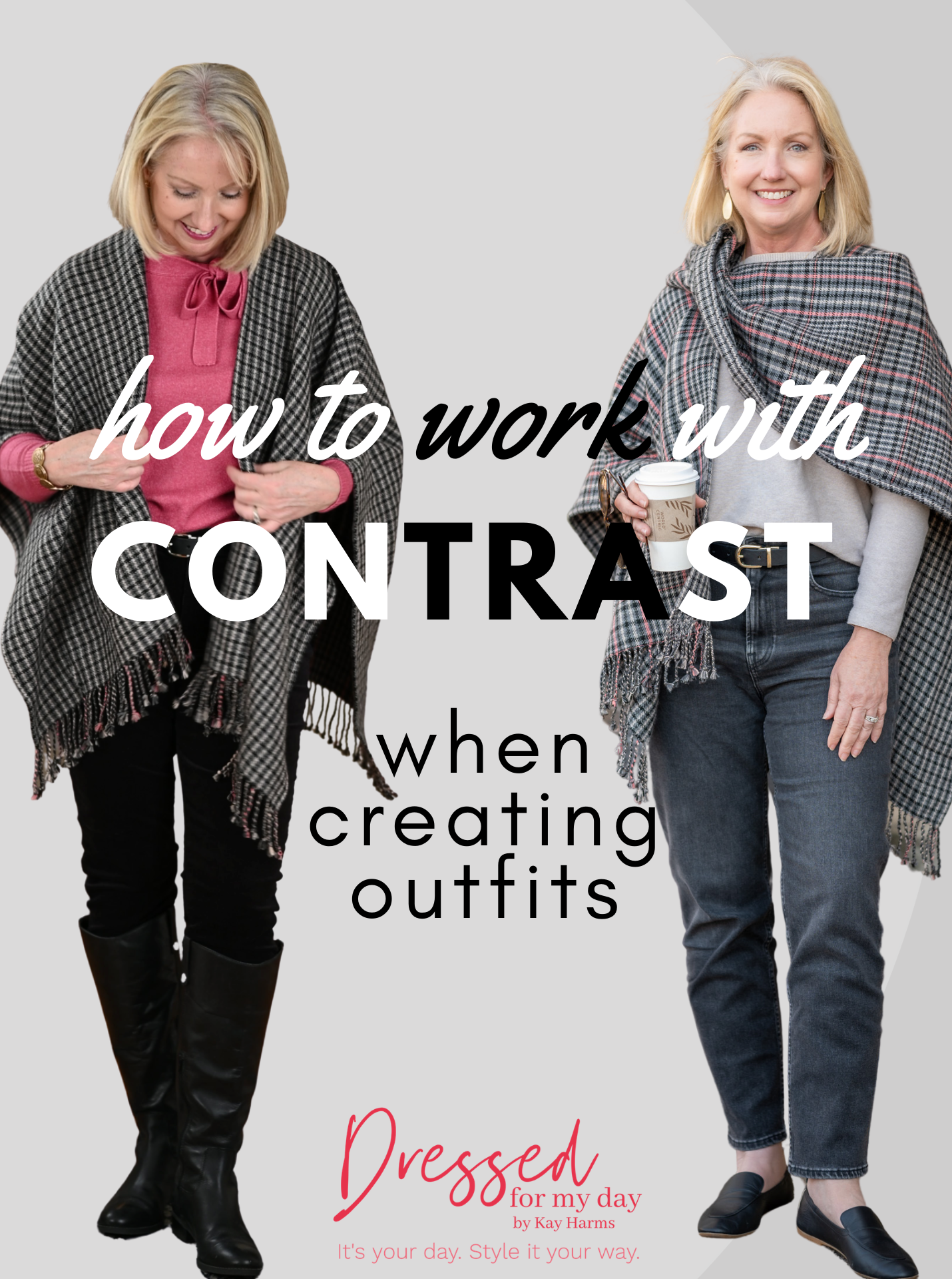 How to Work with Contrast when Creating Outfits