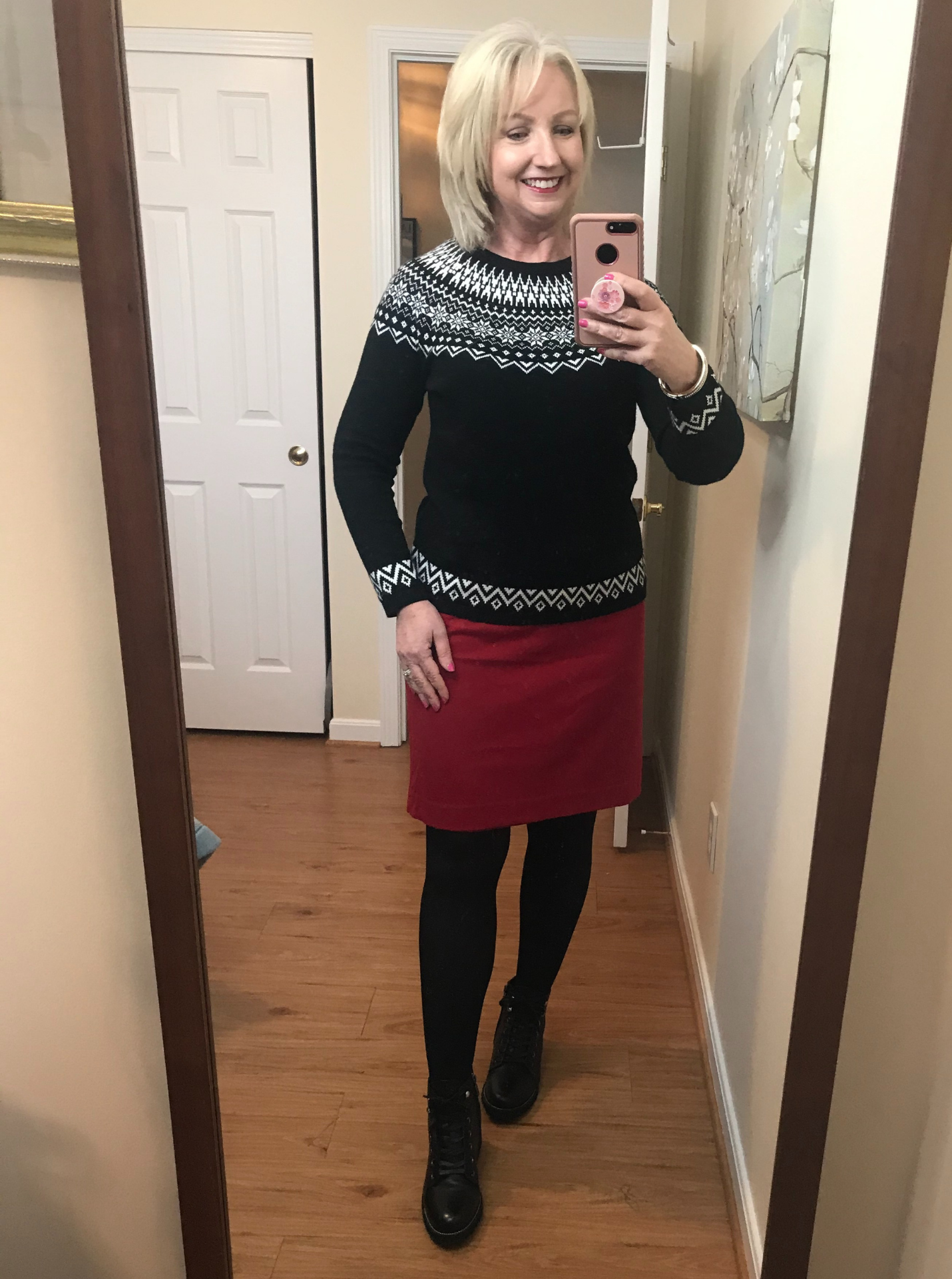 Skirt and Sweater