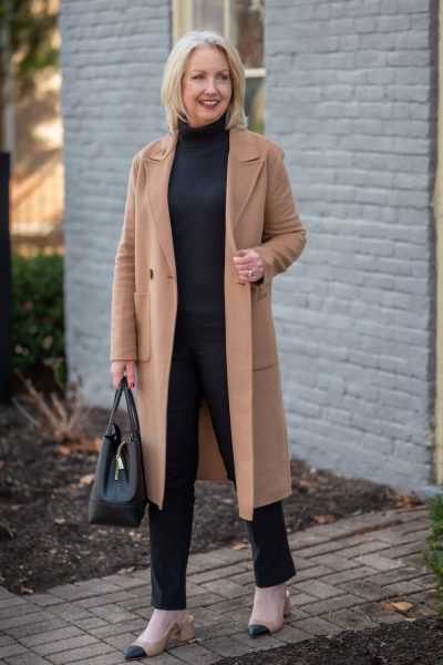 Winter Classics Outfit with a Column of Black