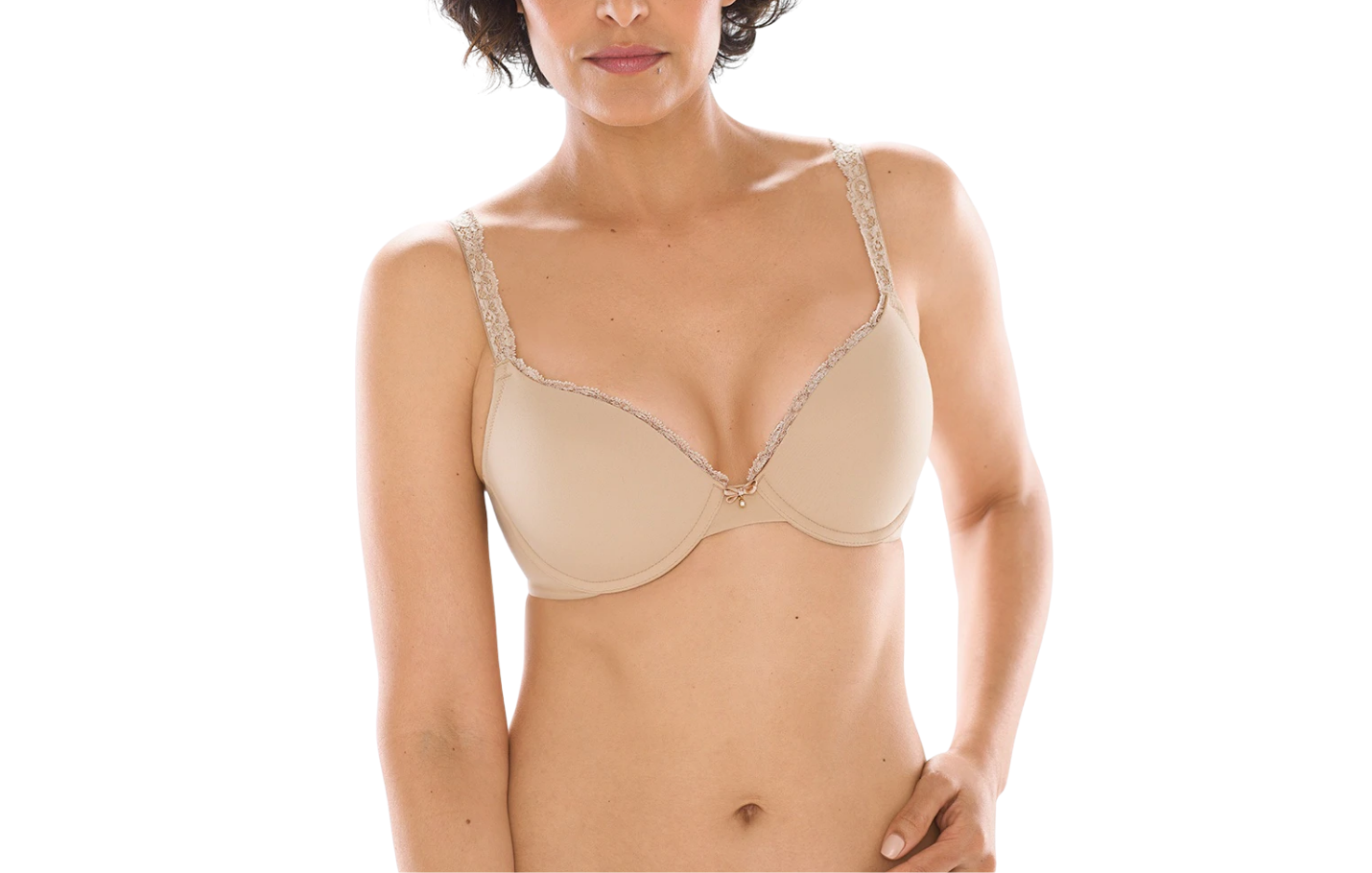 Lace Bras for Women, Push Up Pocket Bra, Can Be Put in Silicon Inserts, 4  Rows, Bottons, Mastectomy, Breast Cancer Female