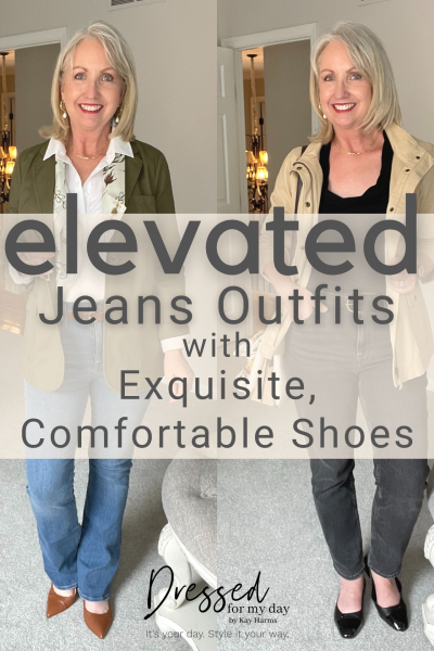 Elevated Jeans Outfits with Exquisite Comfortable Shoes