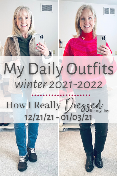 My Daily Outfits Winter 2021-2022