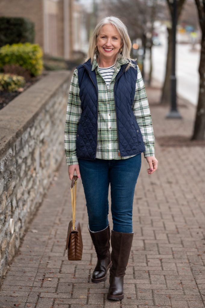 Layer on Some Fun with a Flannel Shirt - Dressed for My Day