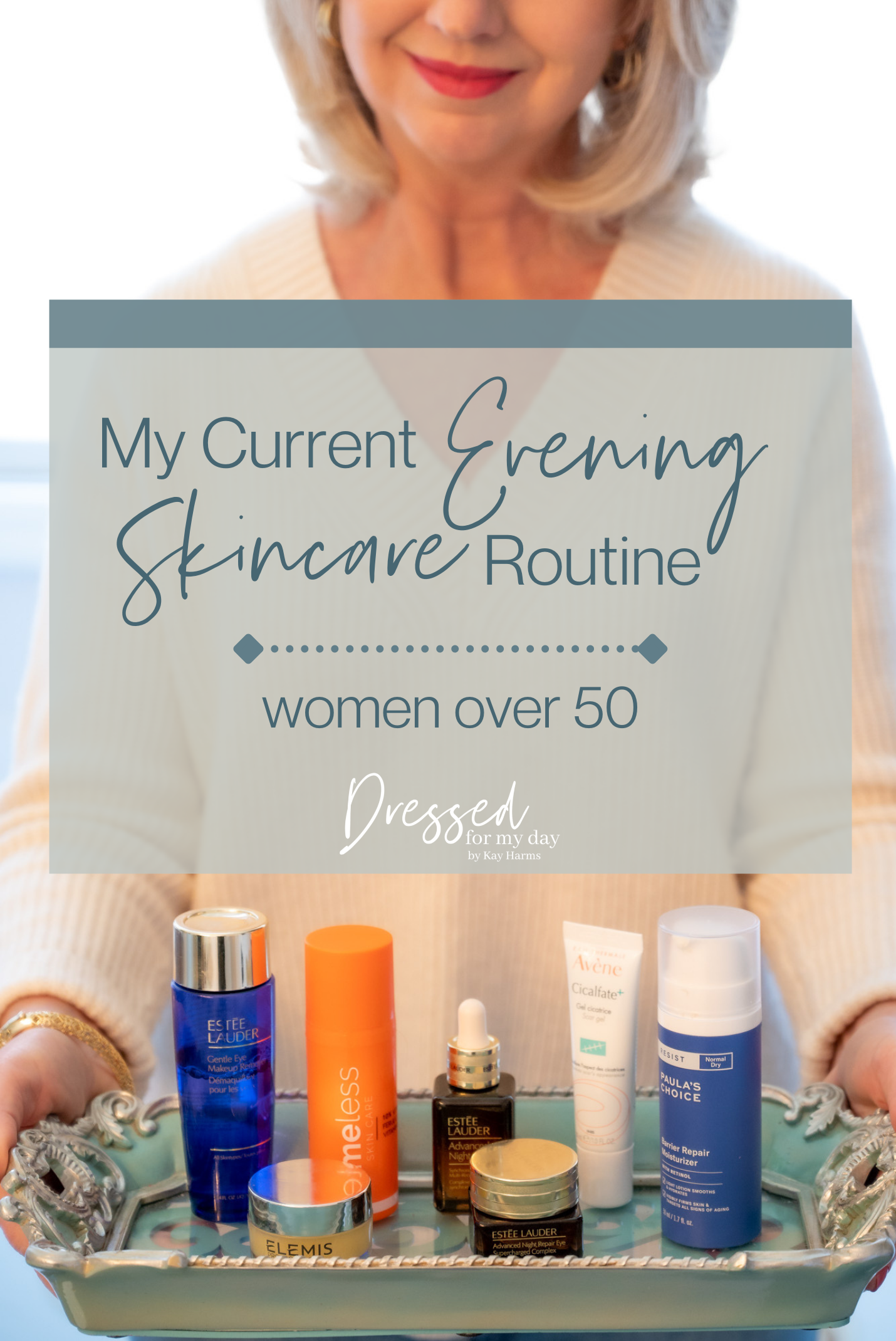 Evening Skincare Routine for Women Over 50