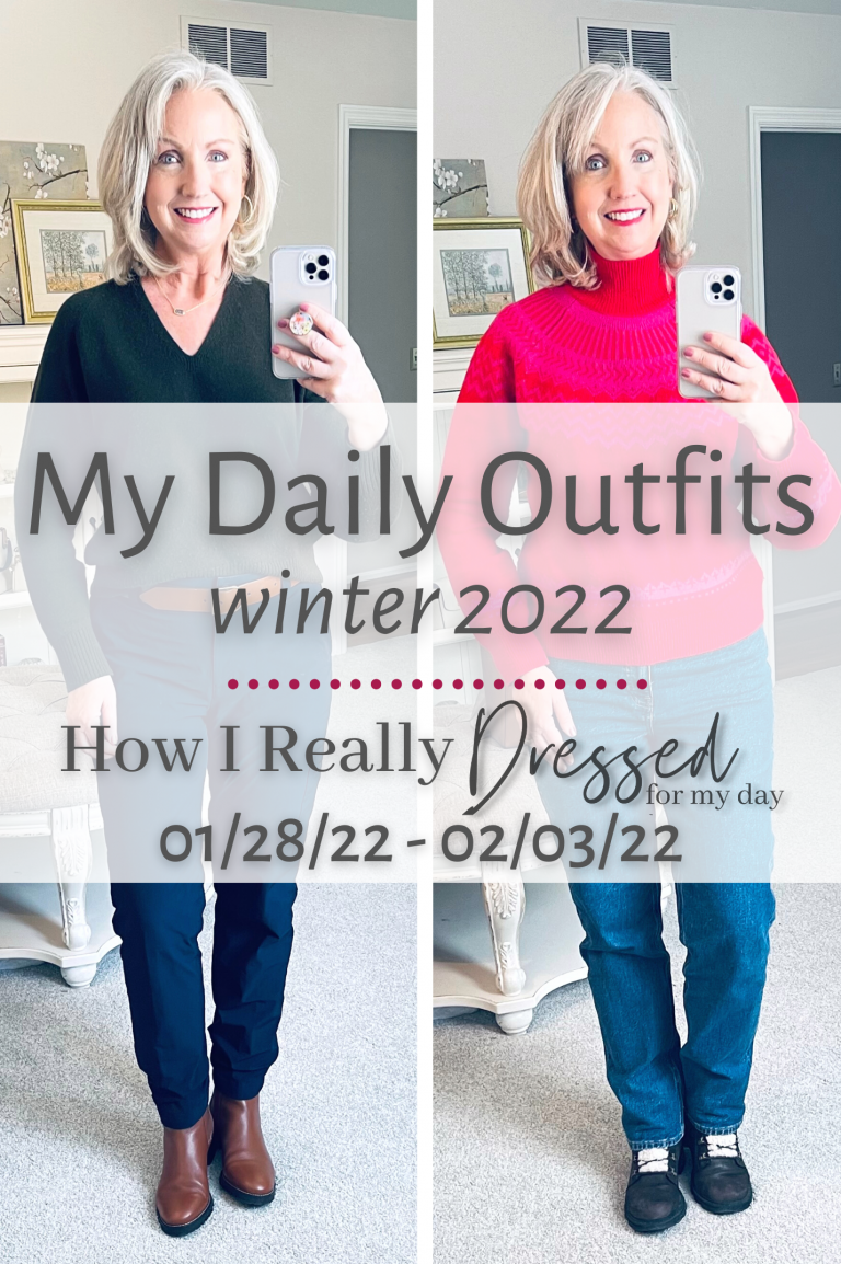 My Daily Outfits this Past Week - Dressed for My Day