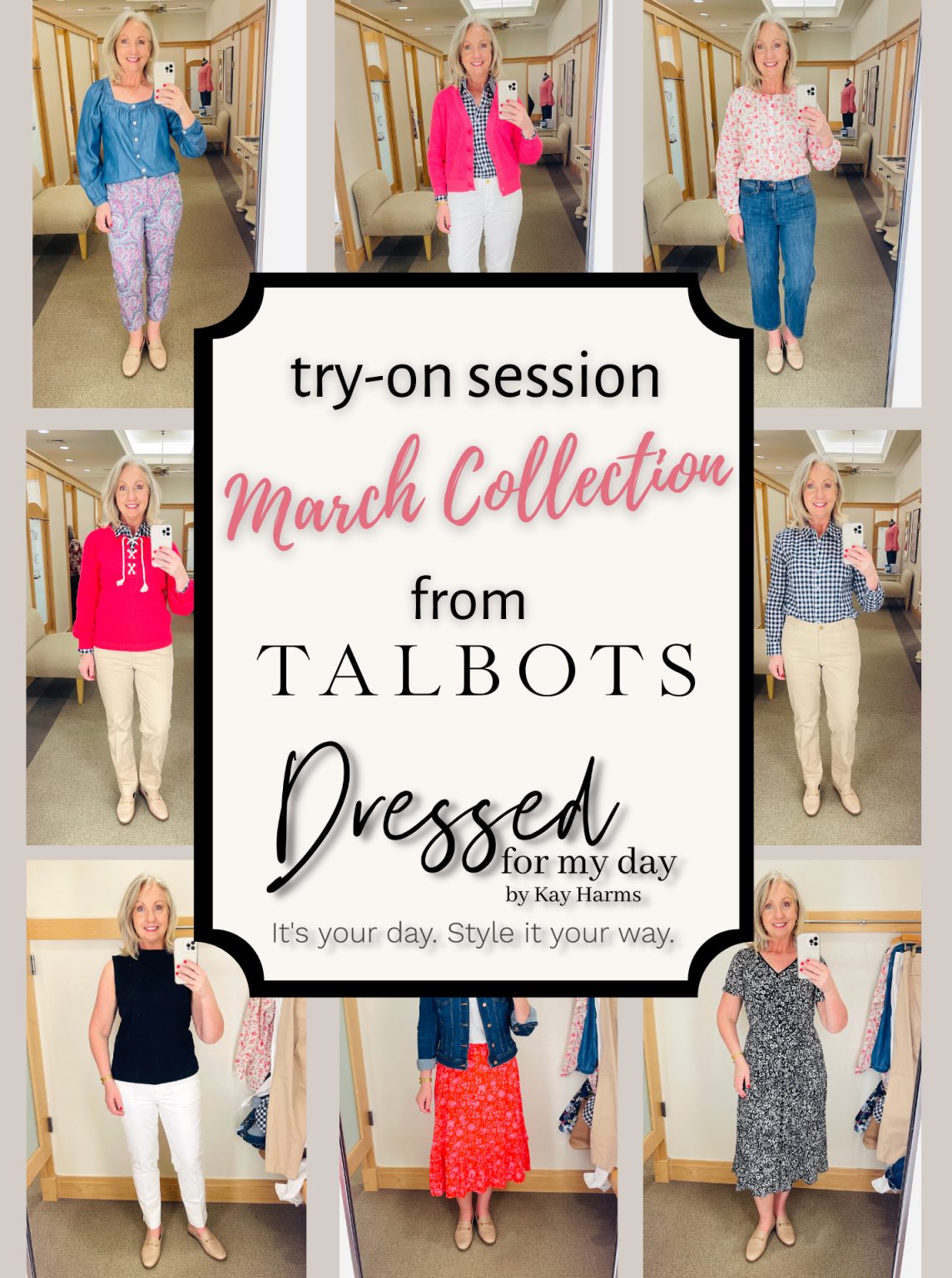 Talbots March Collection TryOn Session Dressed for My Day