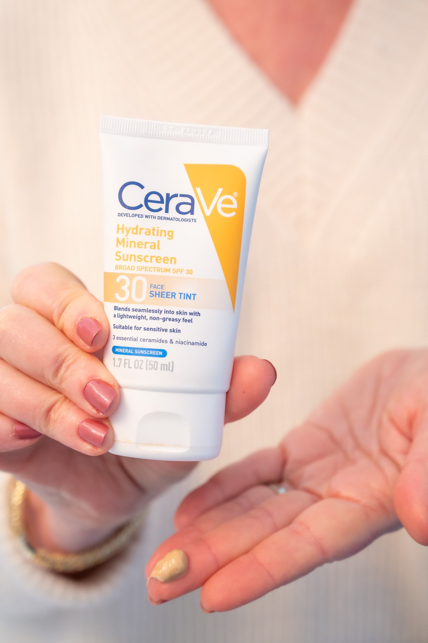 #2 - CeraVe Tinted Sunscreen with SPF 30