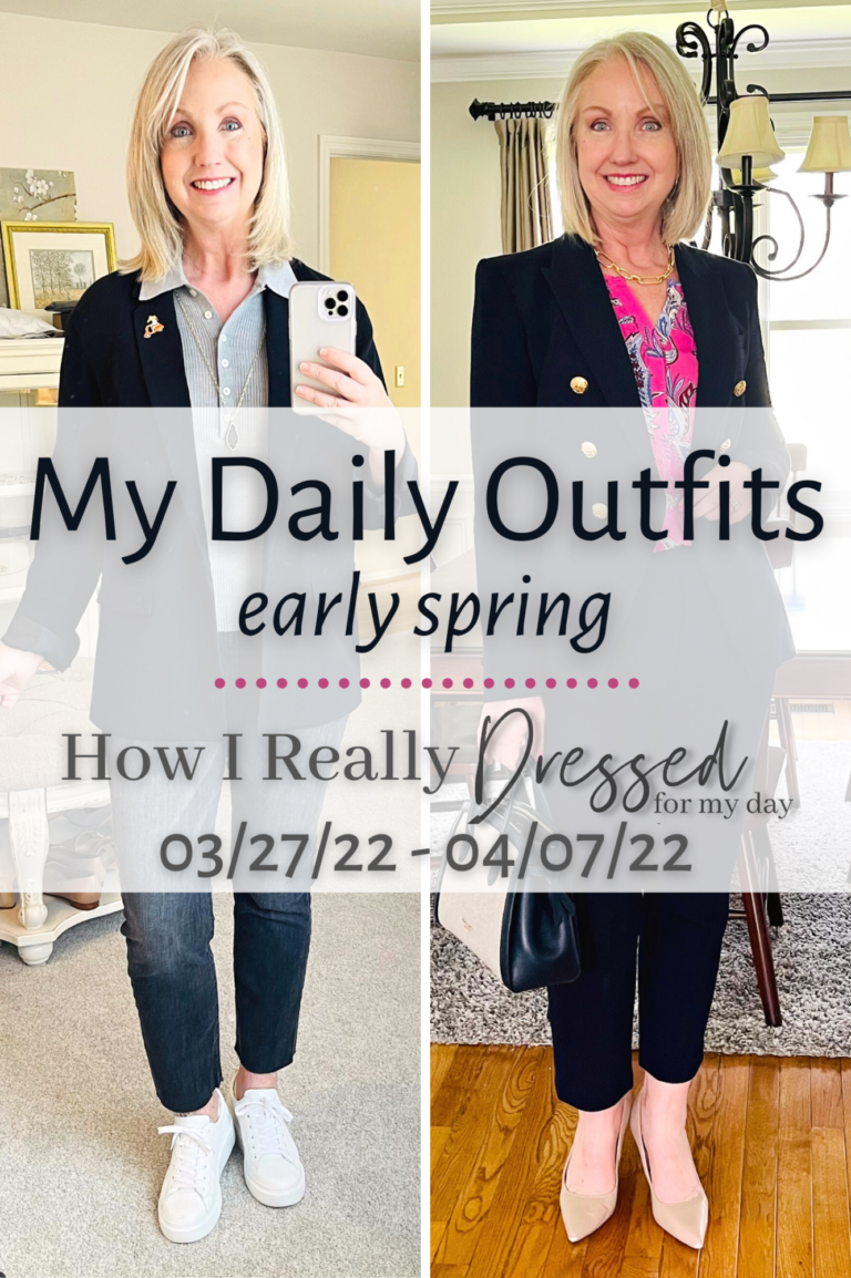My Recent Early Spring Outfits - Dressed for My Day