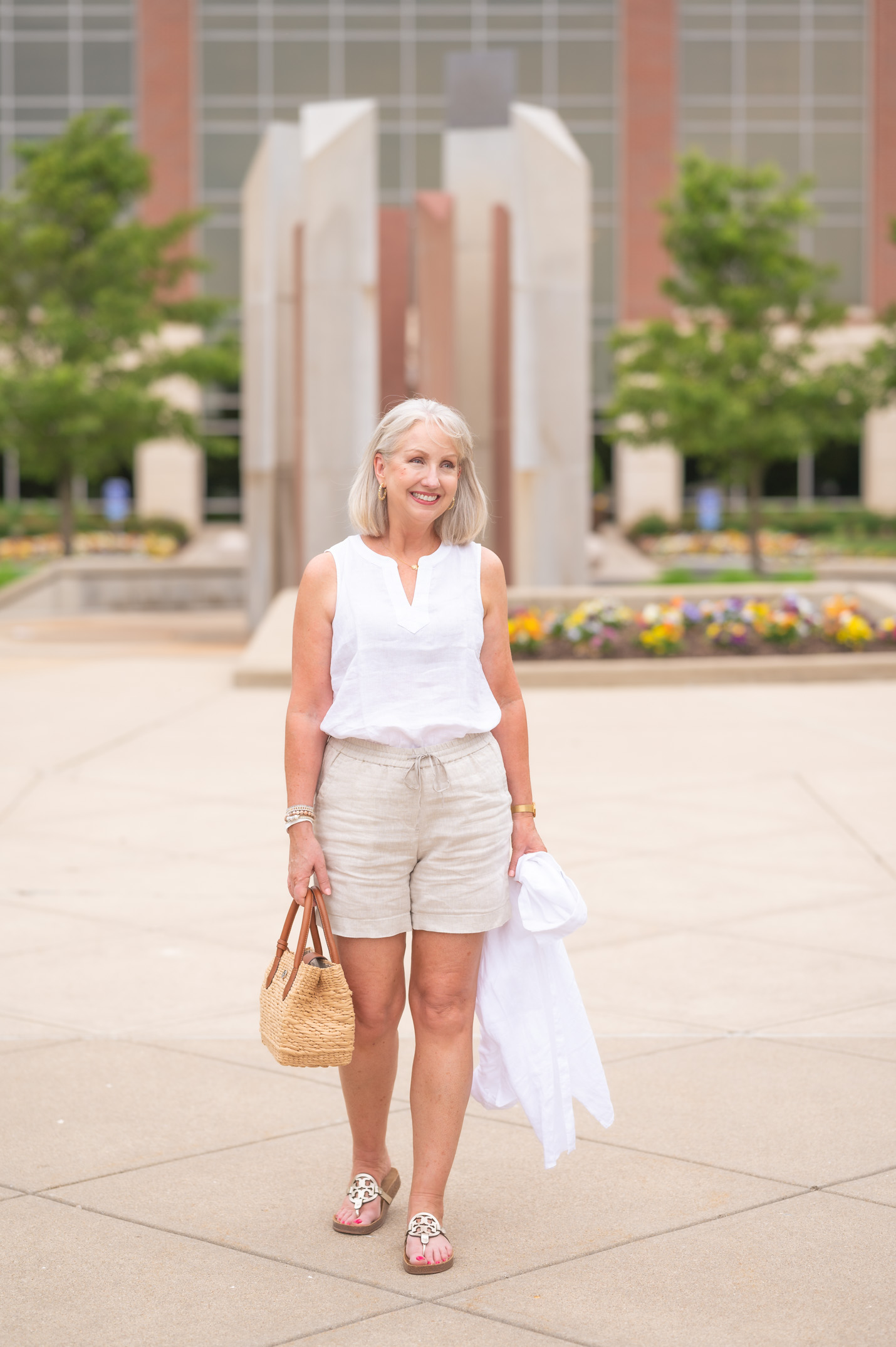 Styling Linen Shorts for Summer