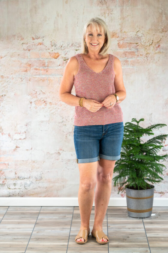 5 Ways to Wear Denim Shorts Over 50 - Dressed for My Day