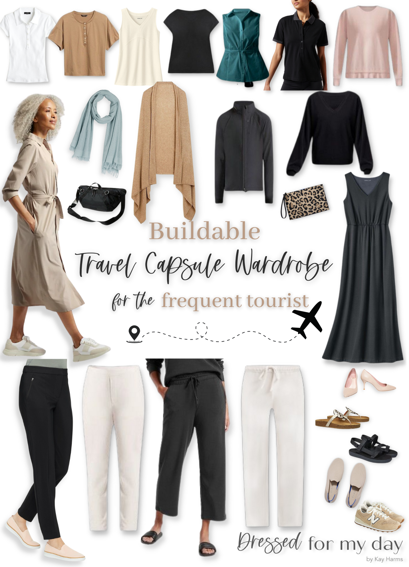Buildable Travel Capsule Wardrobe for the Frequent Tourist Cover