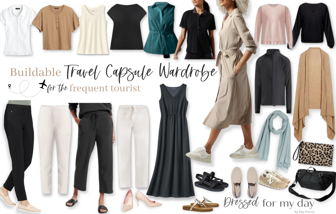 Buildable Travel Capsule Wardrobe for the Frequent Tourist