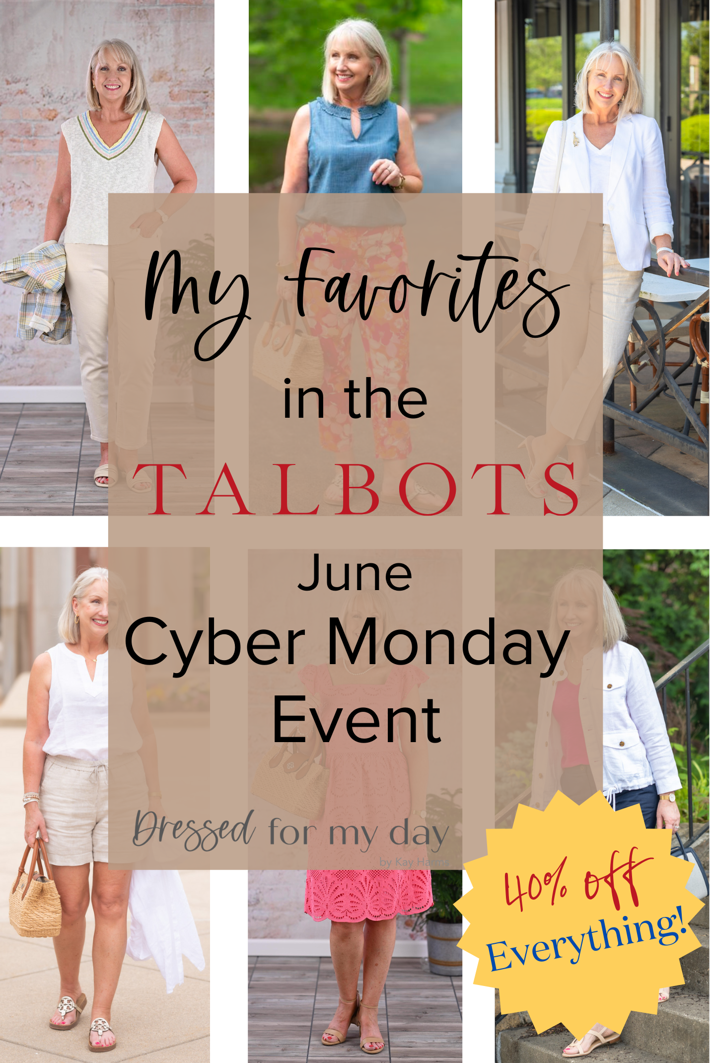My Favorites in the June Cyber Monday Event at Talbots
