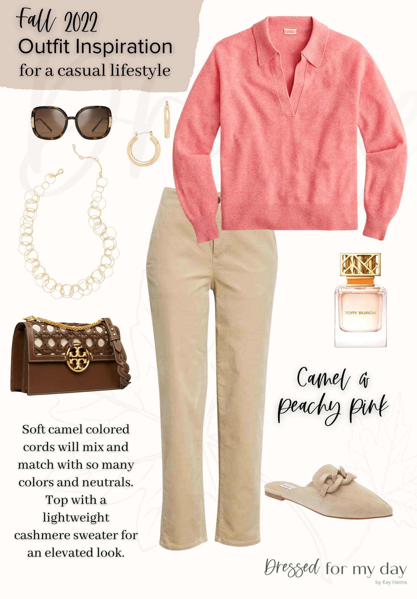 Pink and Camel