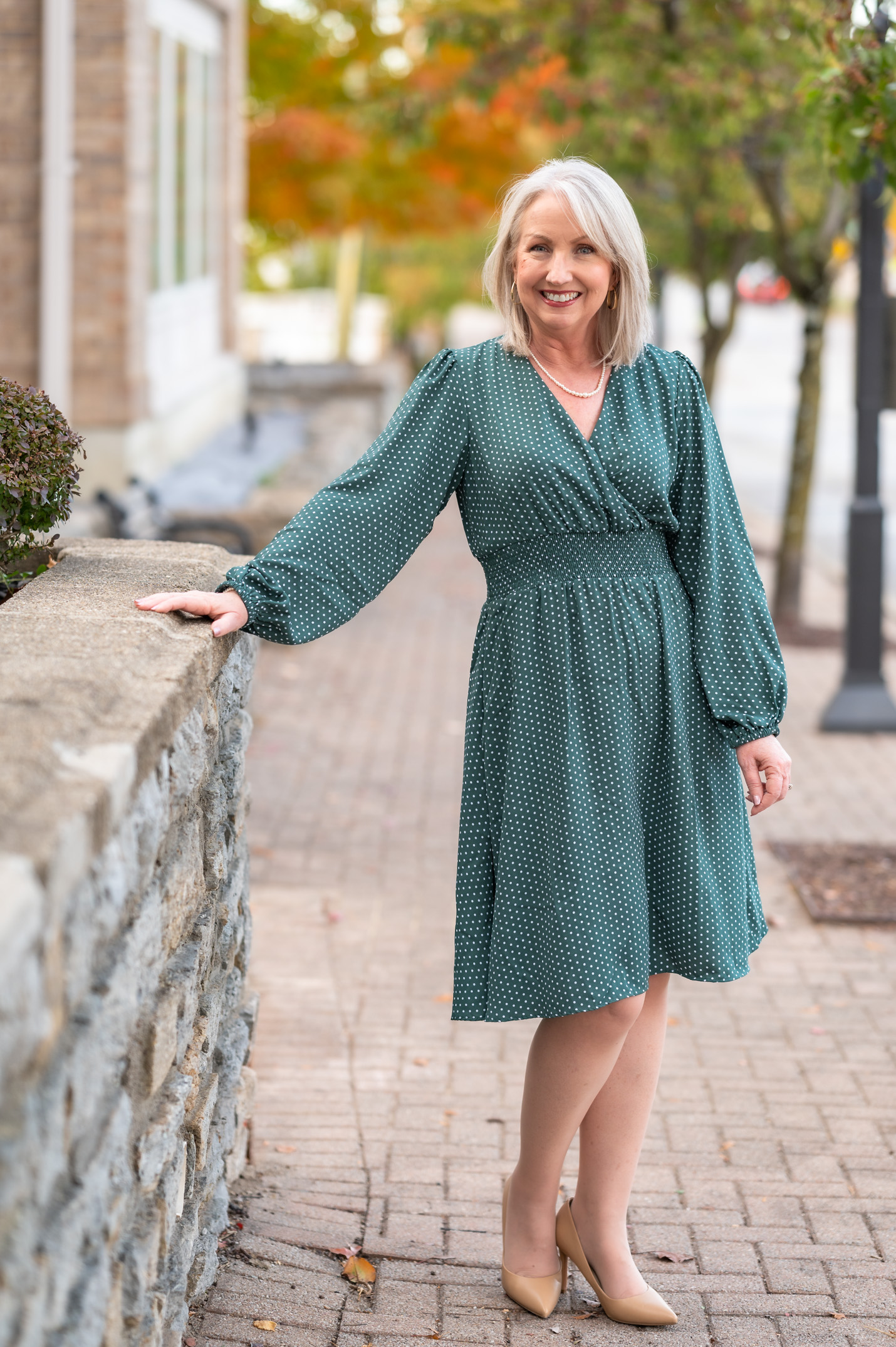 Fit and Flare Dress for Fall