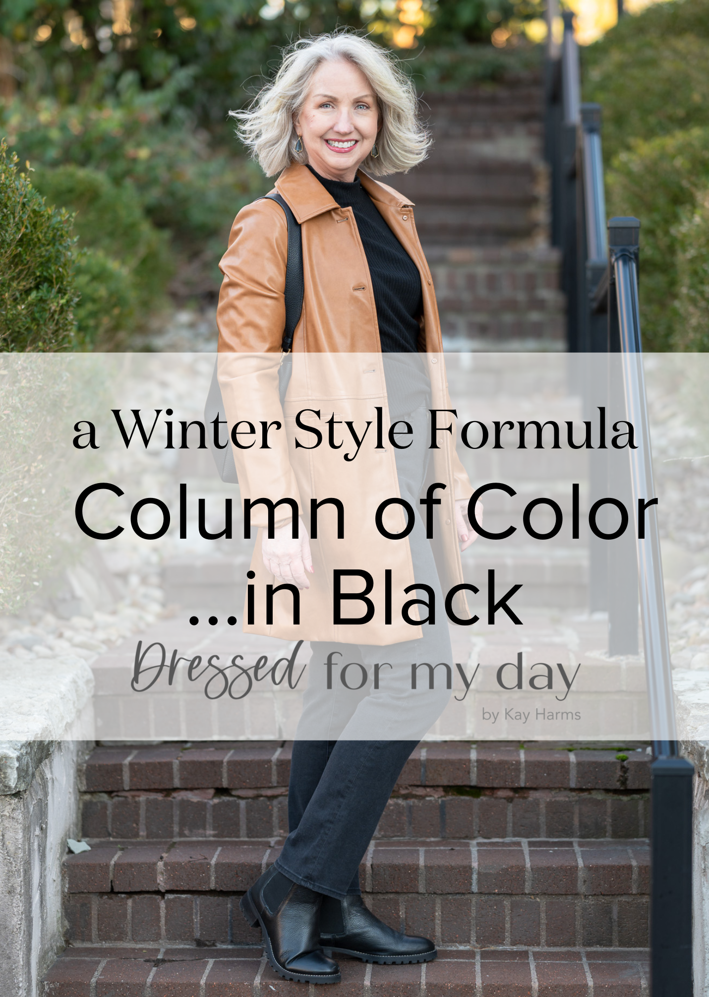 Styling a Column of Black for Winter