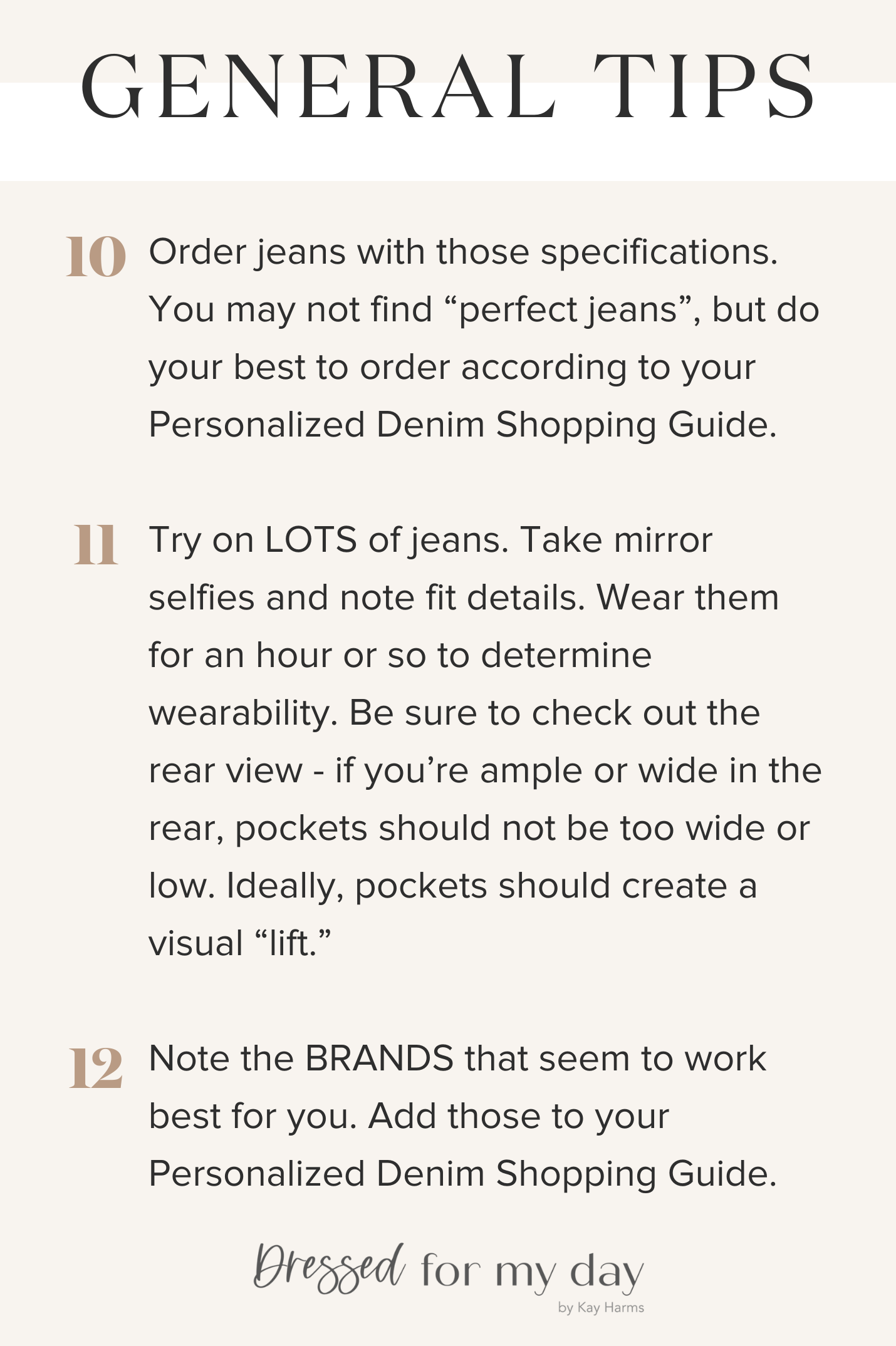 General Tips for Finding the Right Jeans