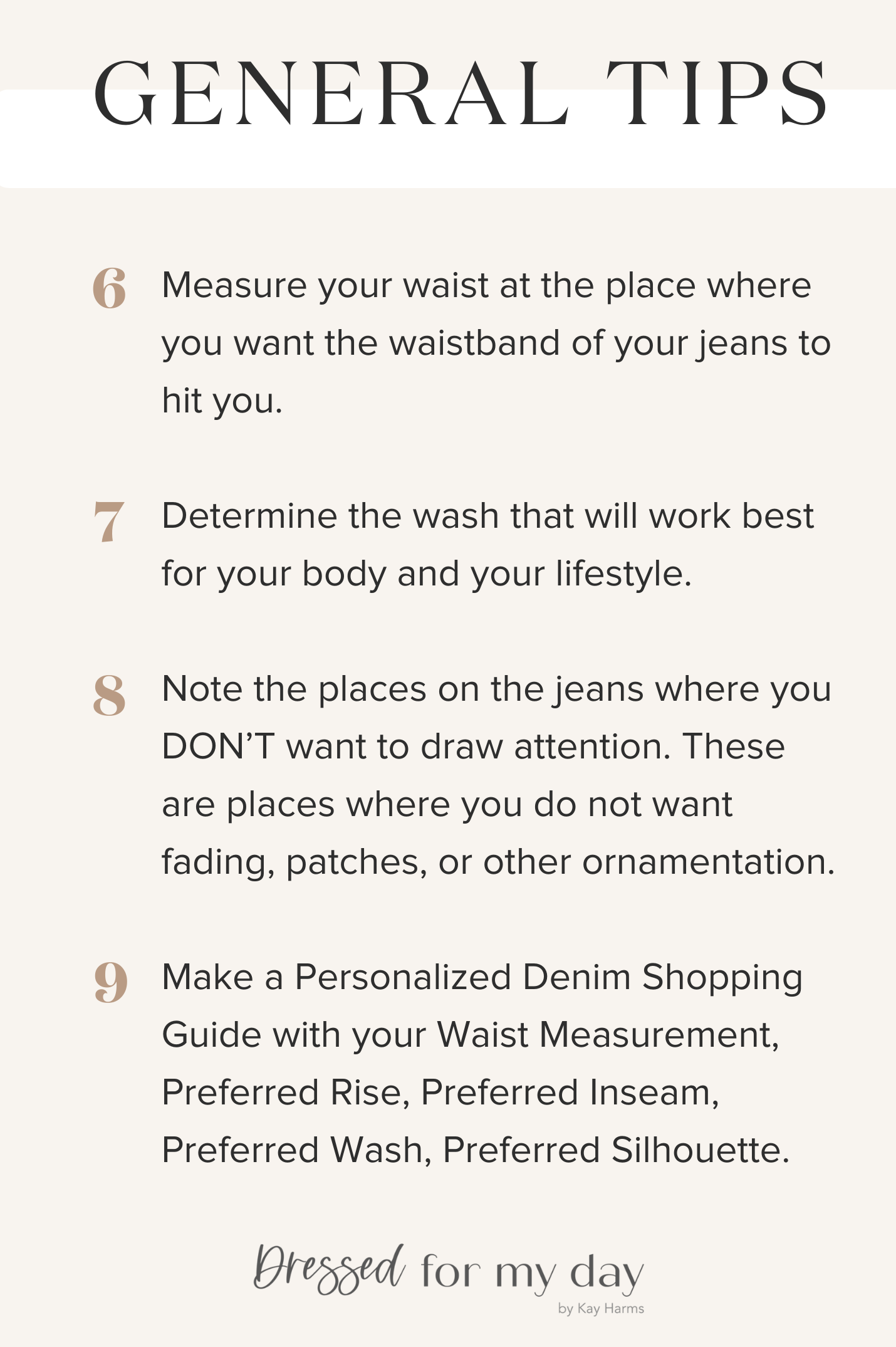 General Tips for Finding the Right Jeans