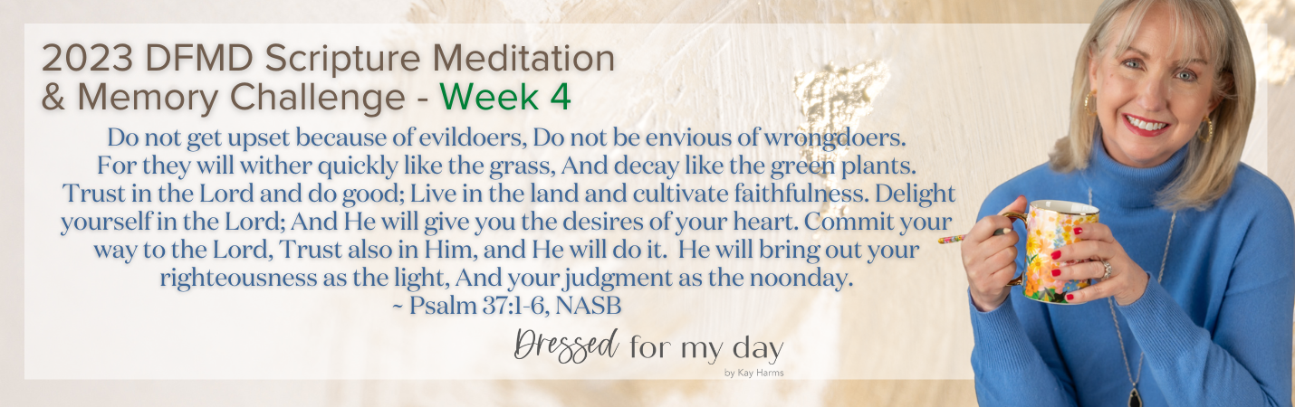 Scripture Meditation & Memory Challenge Week 4