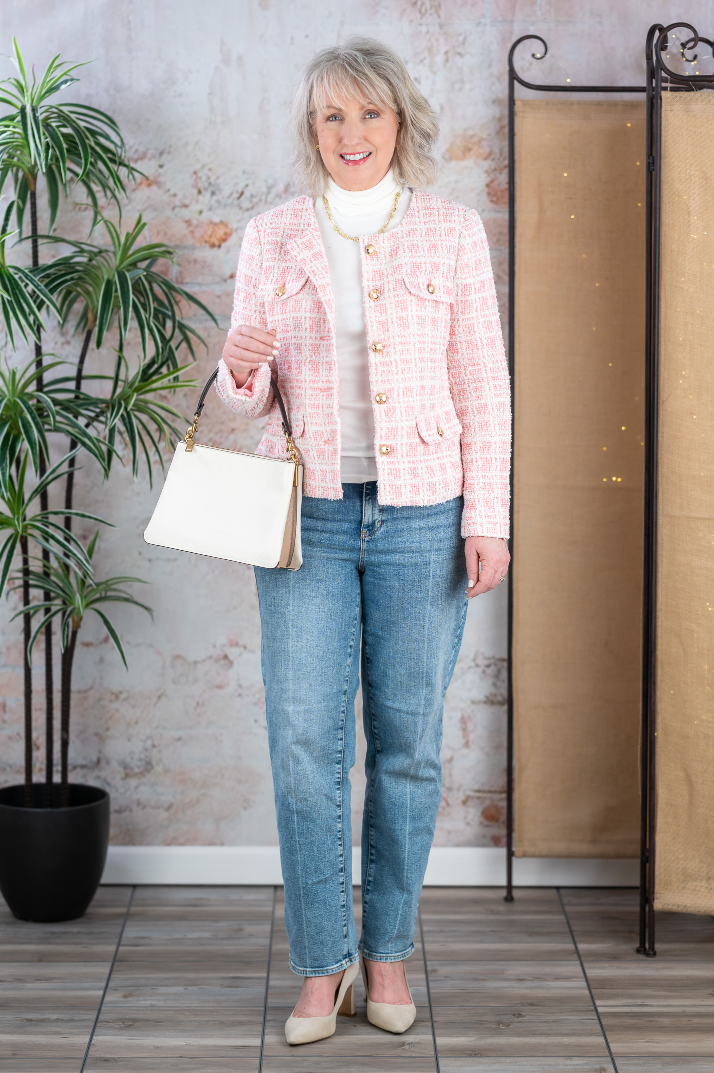Relaxed Fit Jeans with Lady Jacket