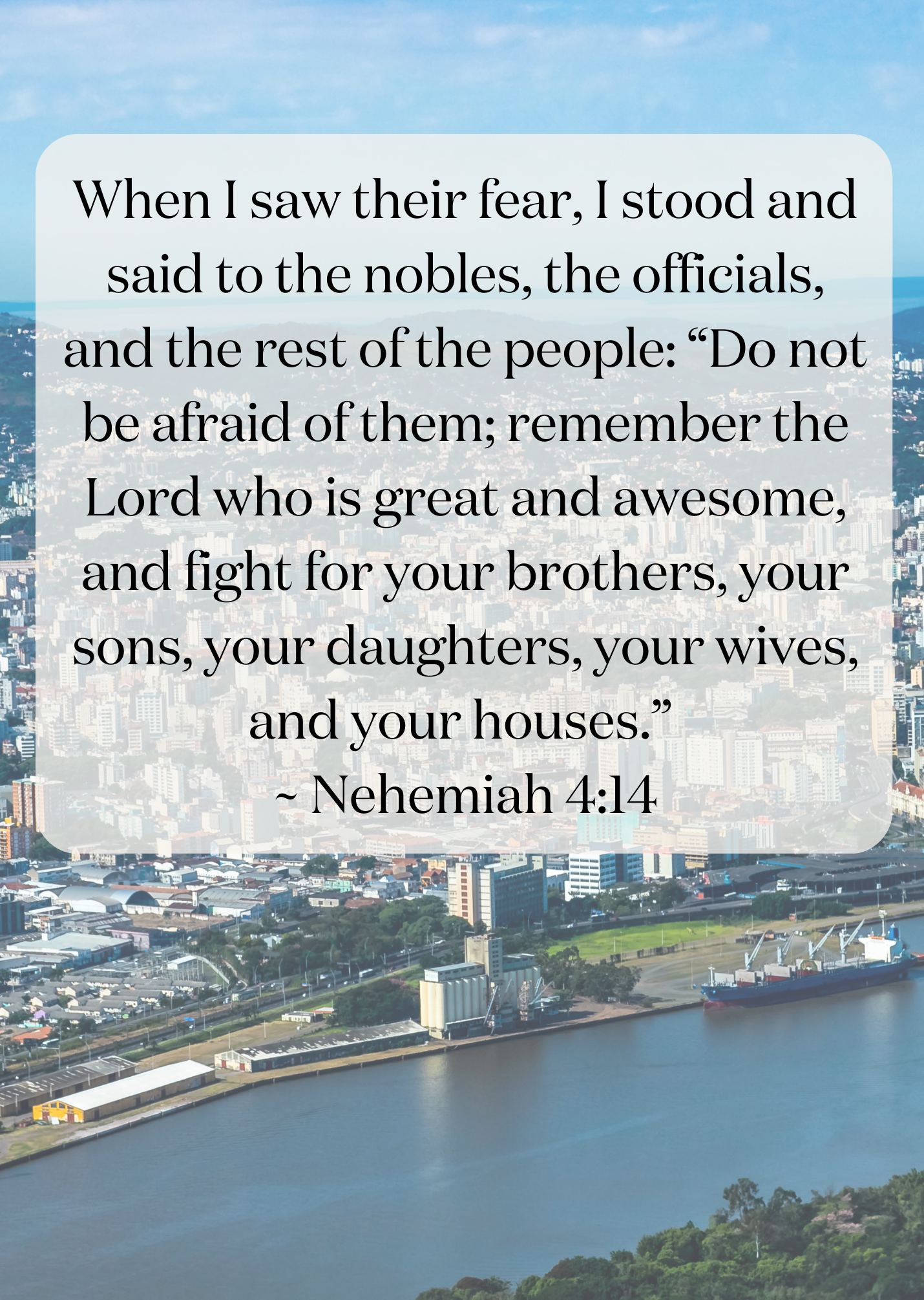 Nehemiah 4:14